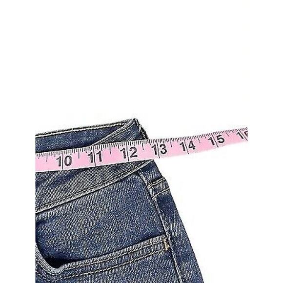 Just Black Denim Dark Wash Distressed Skinny Jeans Womens 25 - Picture 5 of 7